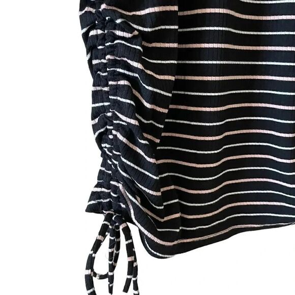 Nordstrom ABOUND Raincheck Ruched Side Dress Bodycon Mini Dress Black M - Picture 4 of 14